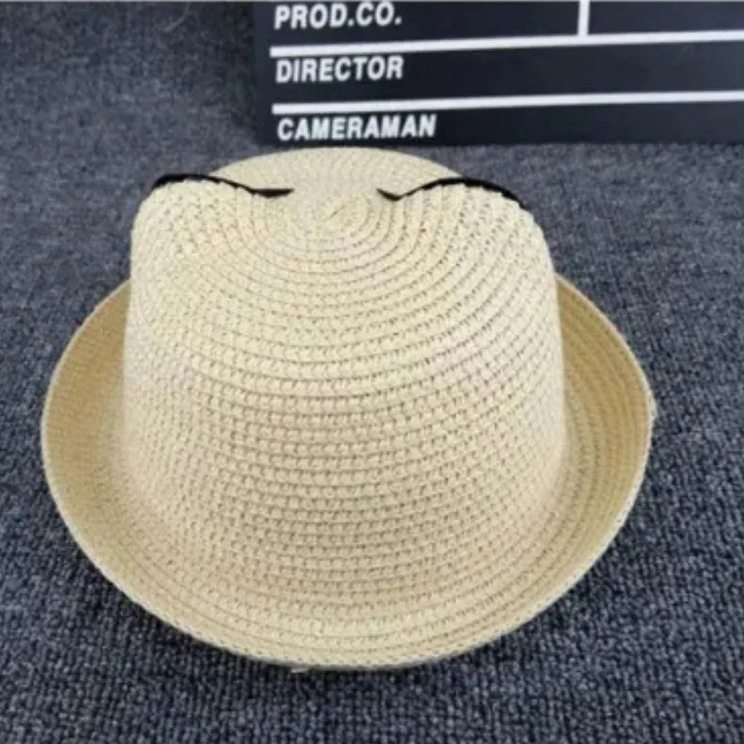 Cat Straw Hat For Children