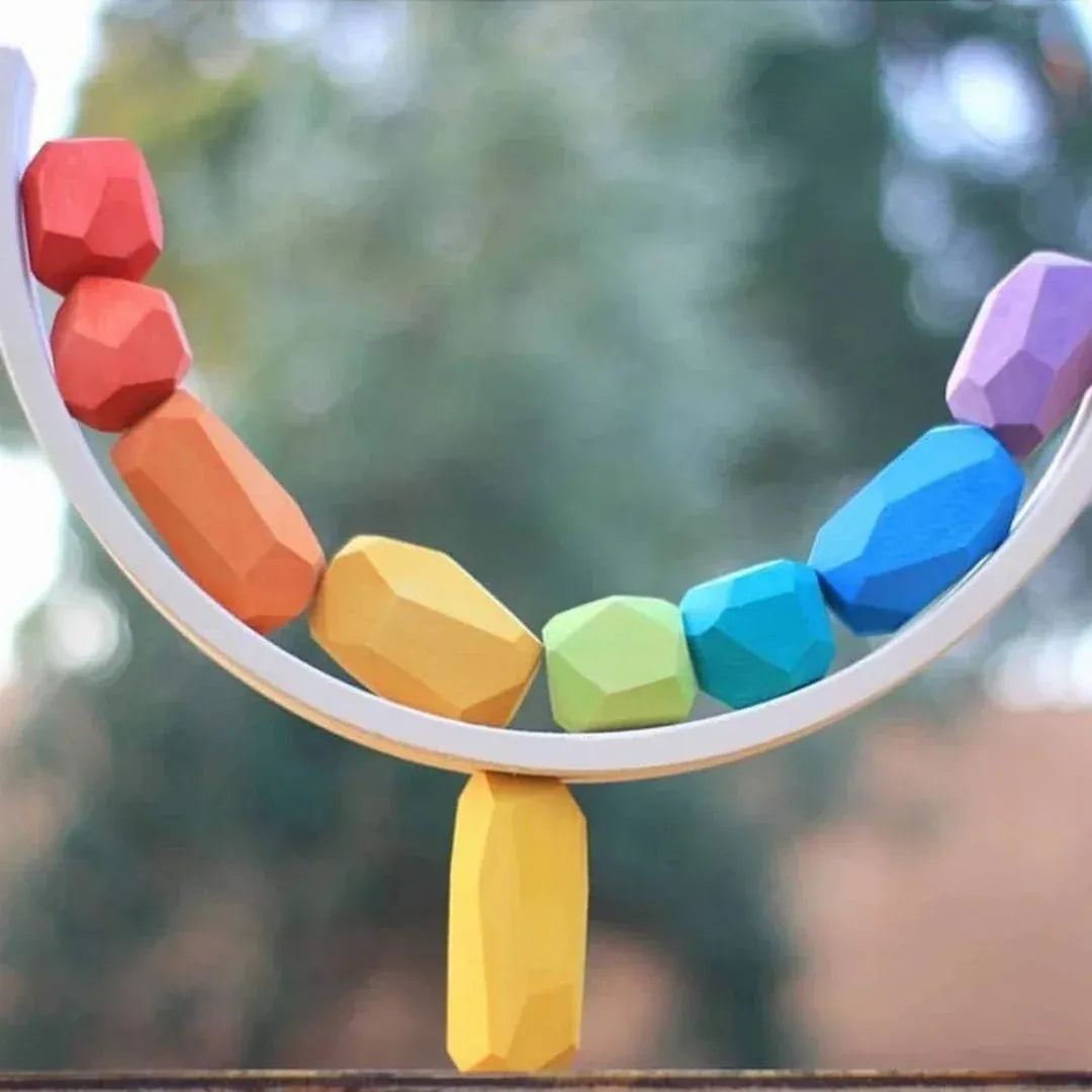 Montessori Wooden Balancing Blocks For Children