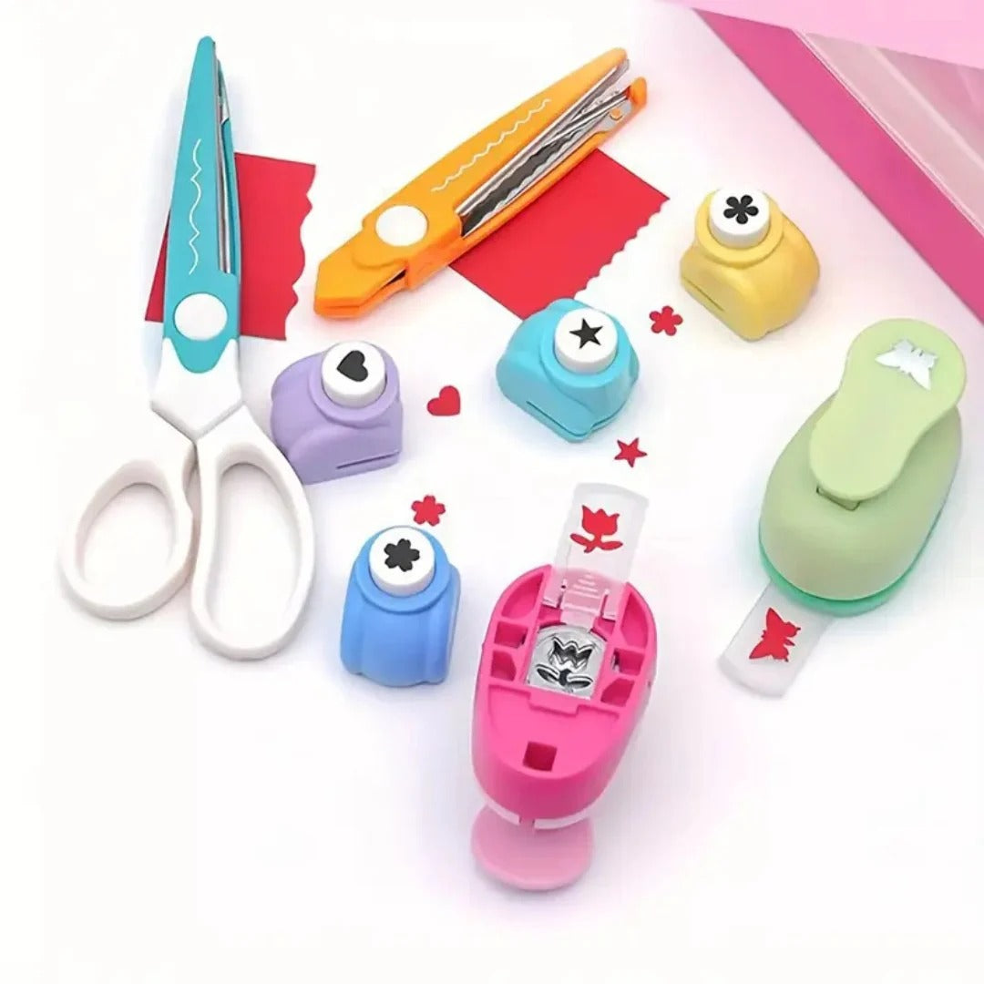 Safe Cutting And Punching Set For Kids