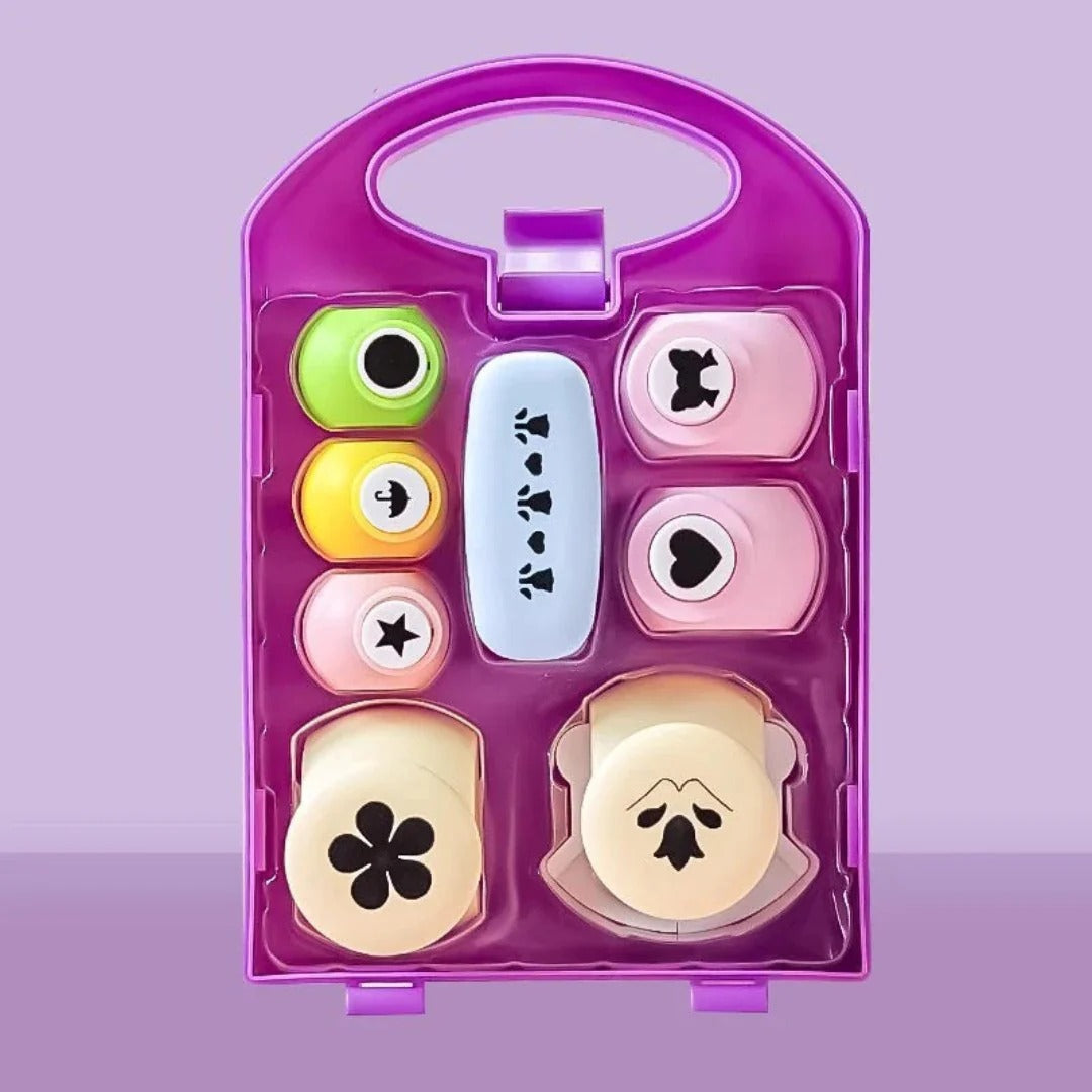 Safe Cutting And Punching Set For Kids
