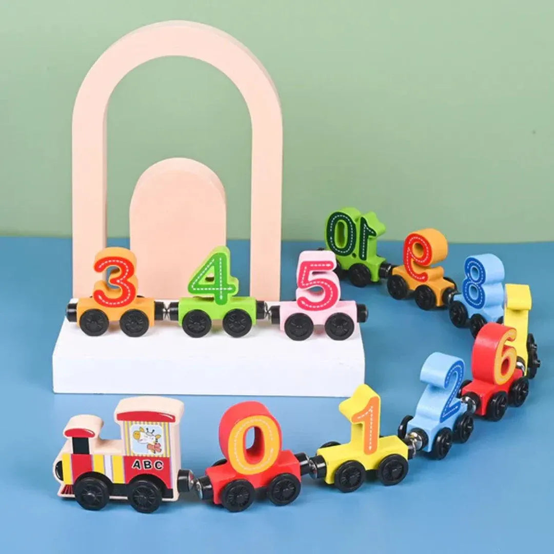 Montessori Wooden Train
