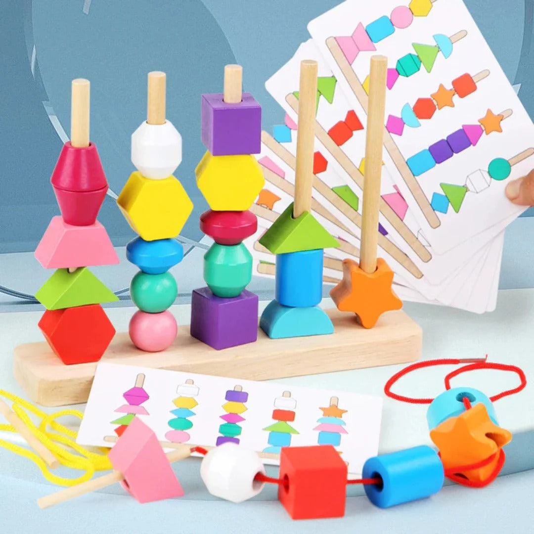 Montessori Wooden Stacking Toy