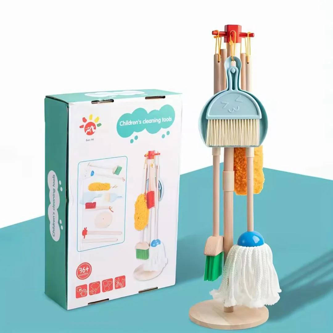 Montessori Wooden Cleaning Set