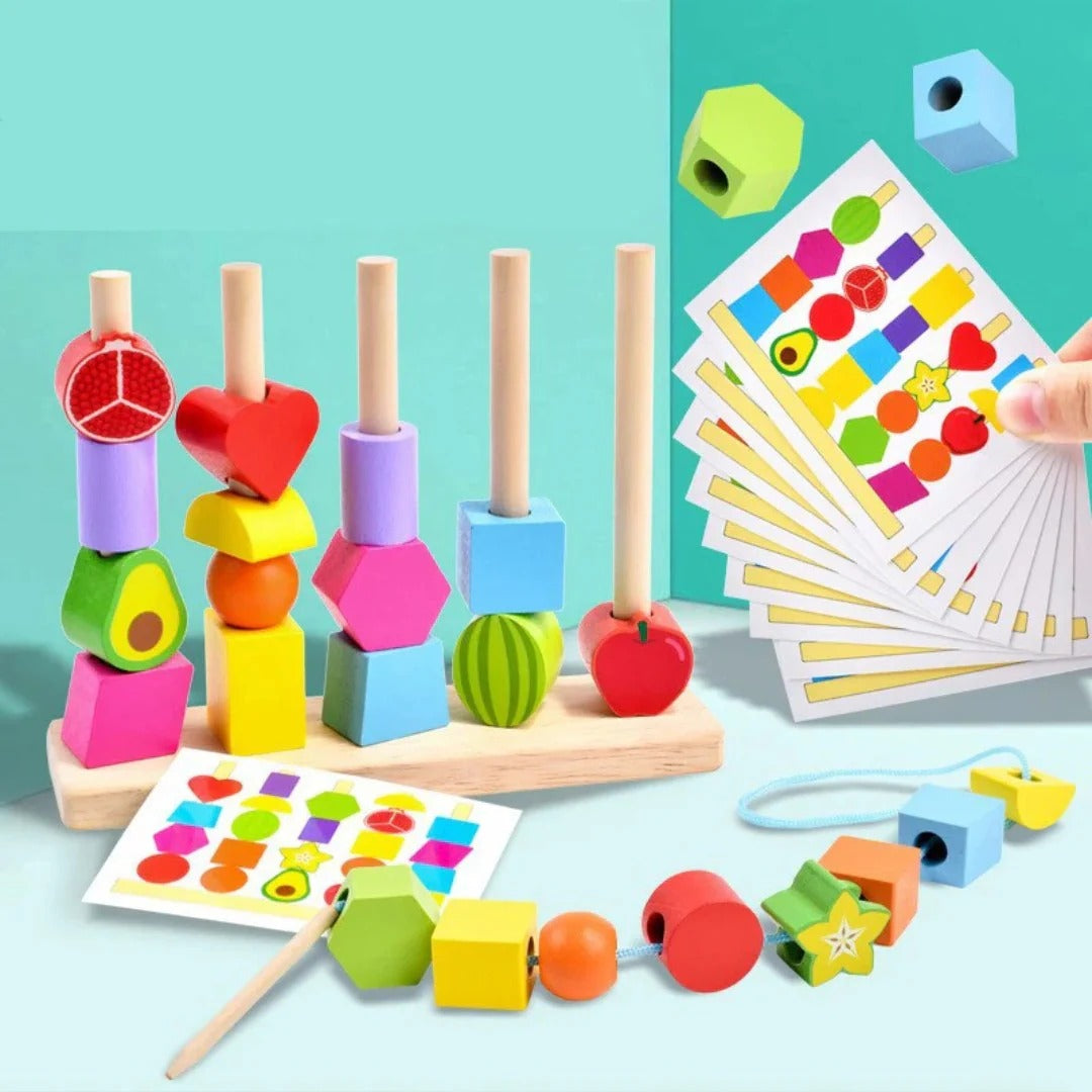 Montessori Wooden Stacking Toy