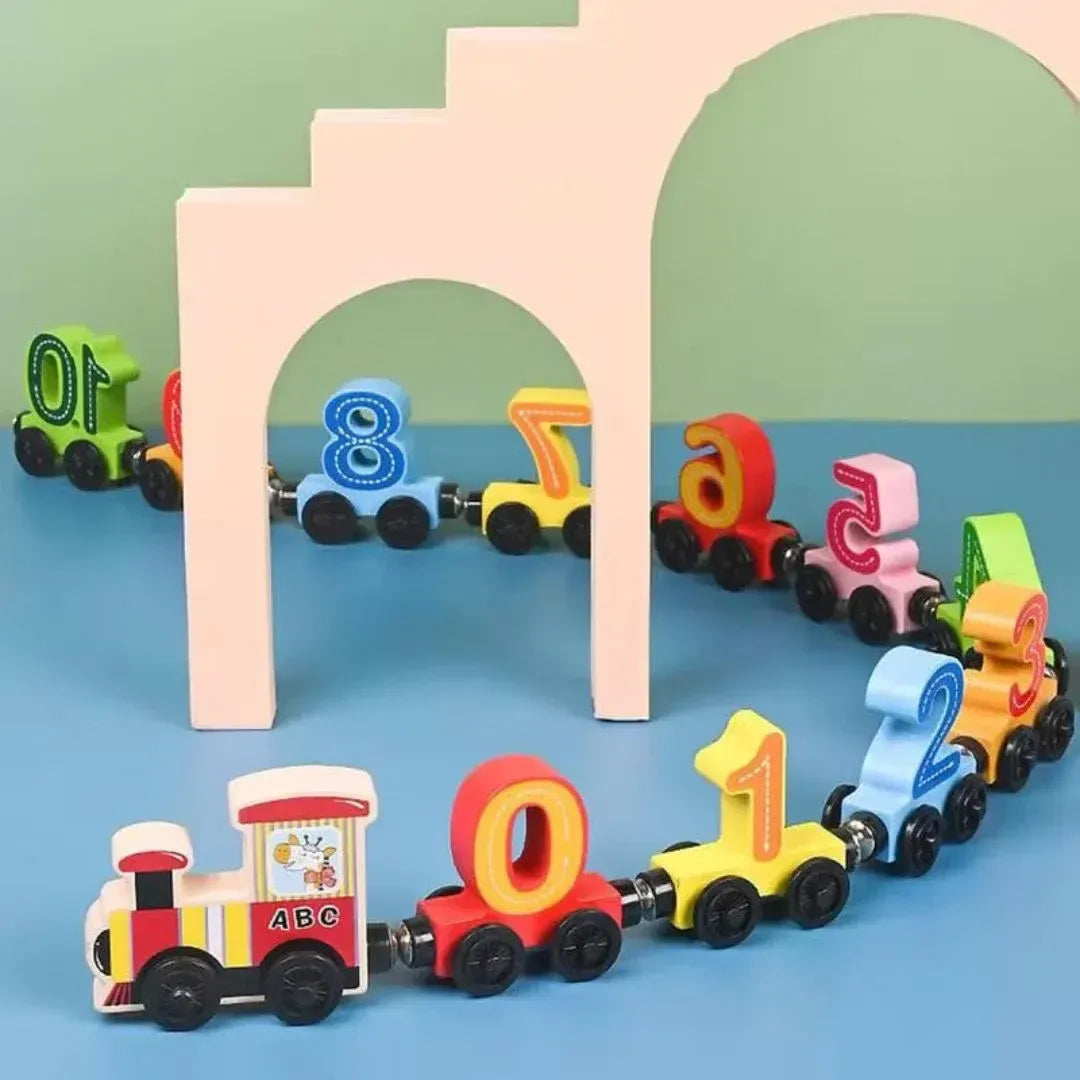 Montessori Wooden Train
