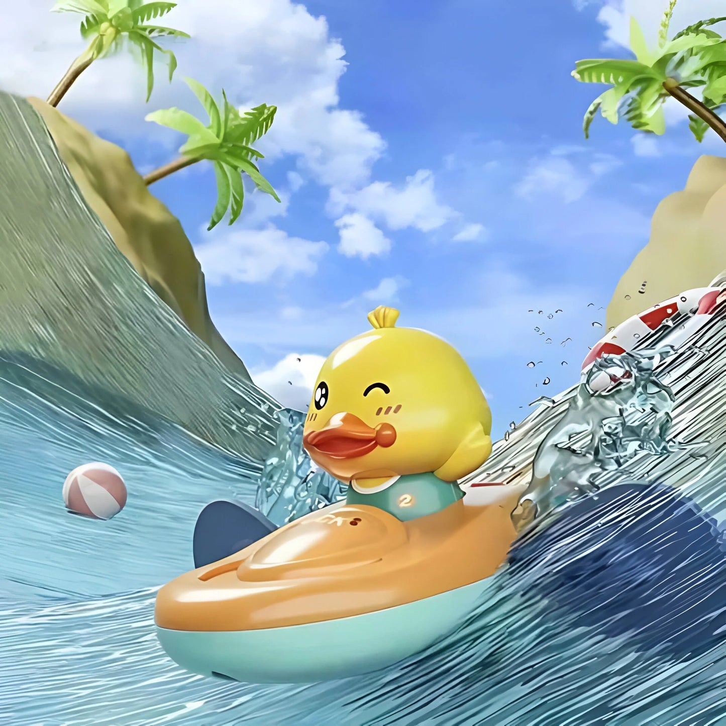Kayak Duck Bath Toy