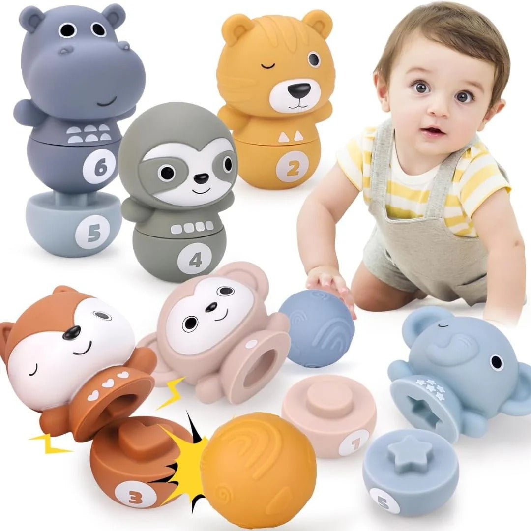 Sensory Animal Building Blocks For Children