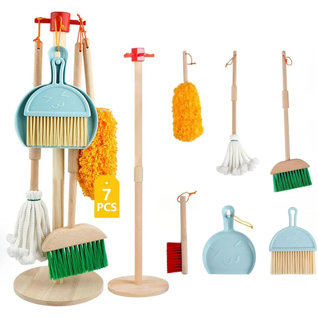 Montessori Wooden Cleaning Set