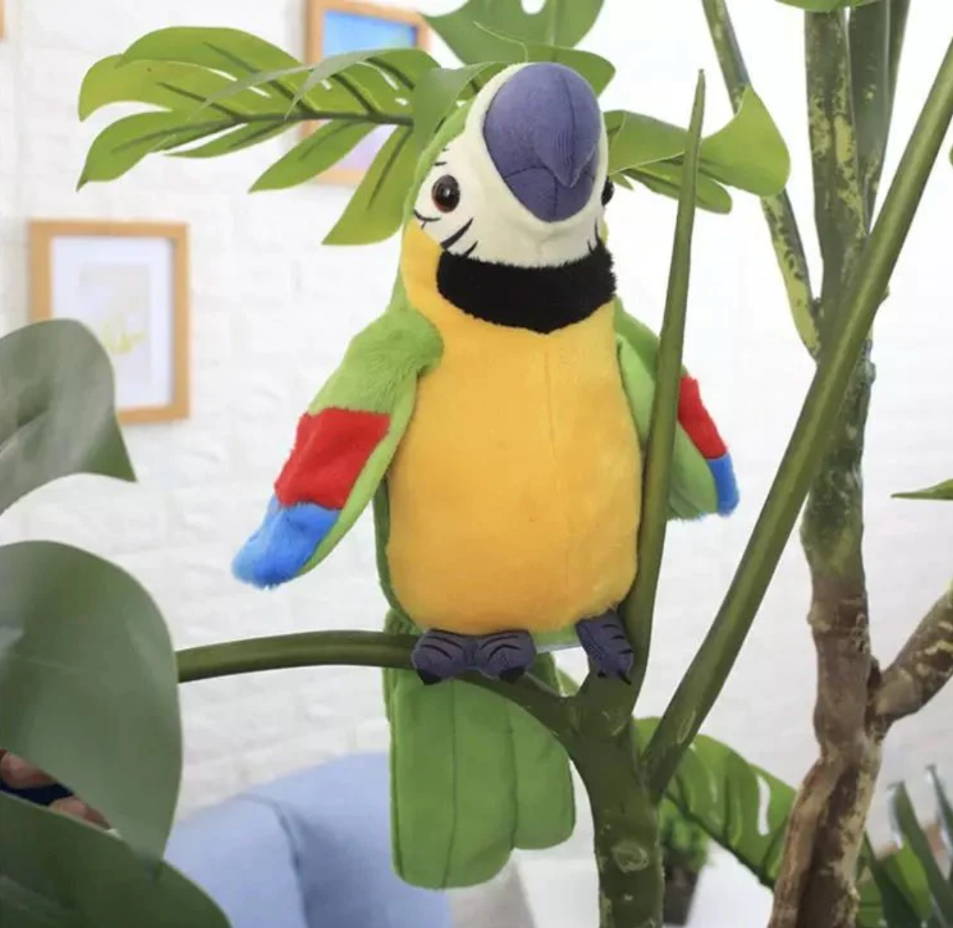 Talking & Waving Kids Parrot Toy