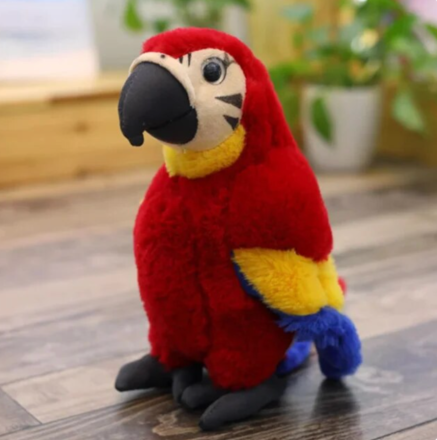 Talking & Waving Kids Parrot Toy