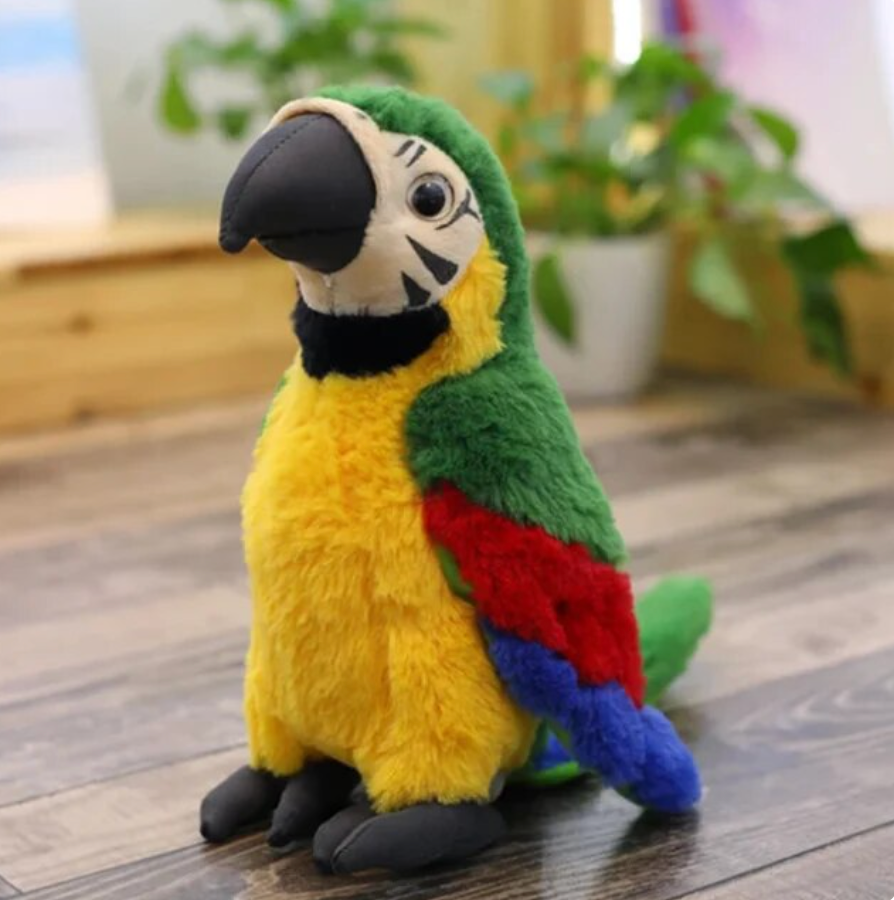 Talking & Waving Kids Parrot Toy