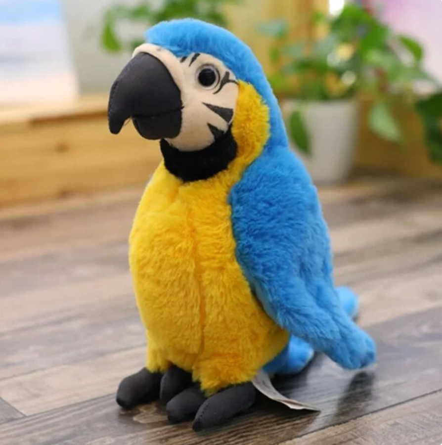 Talking & Waving Kids Parrot Toy