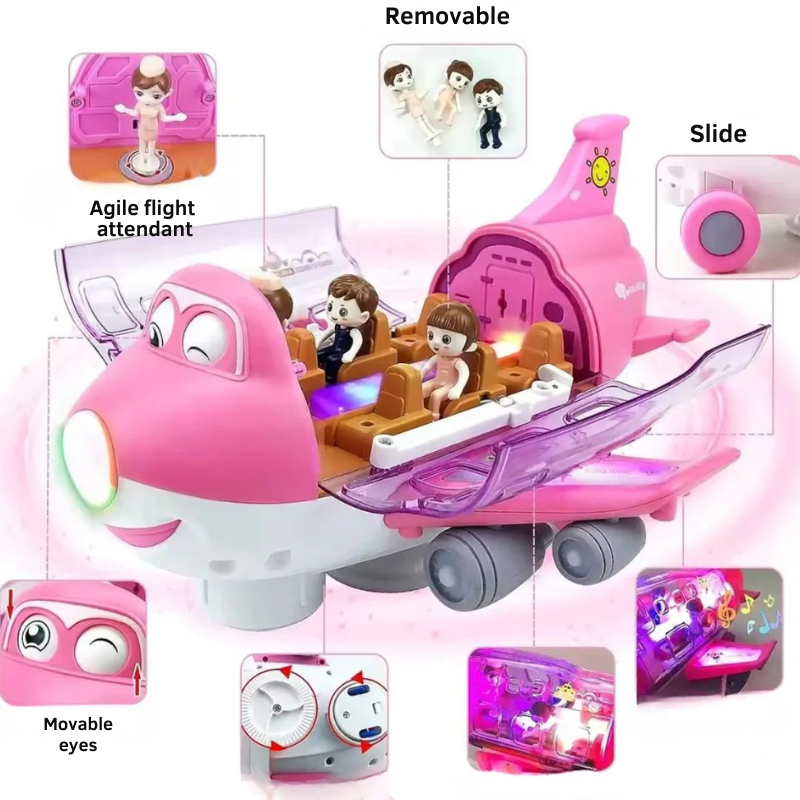Adventure airplane for little explorers