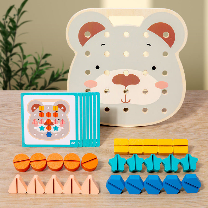 Montessori Bear Color Plate