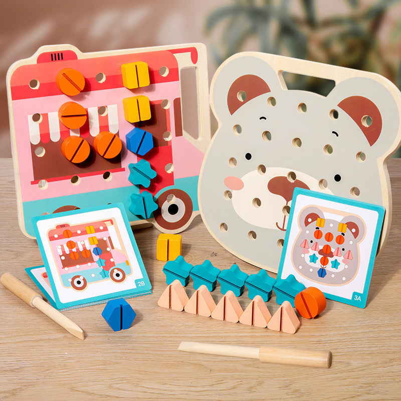Montessori Bear Color Plate