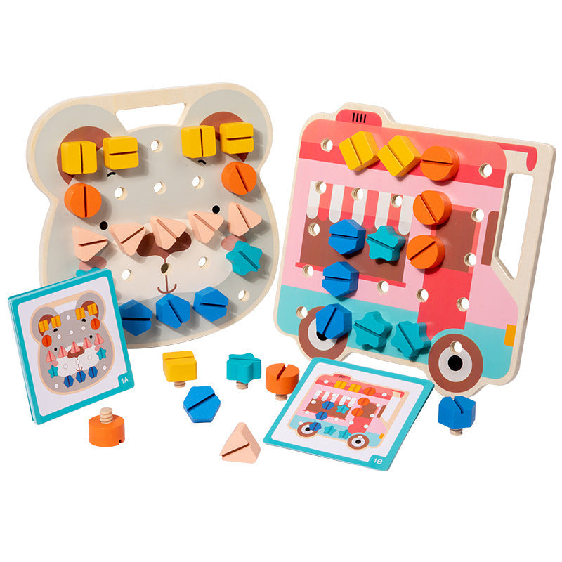 Montessori Bear Color Plate