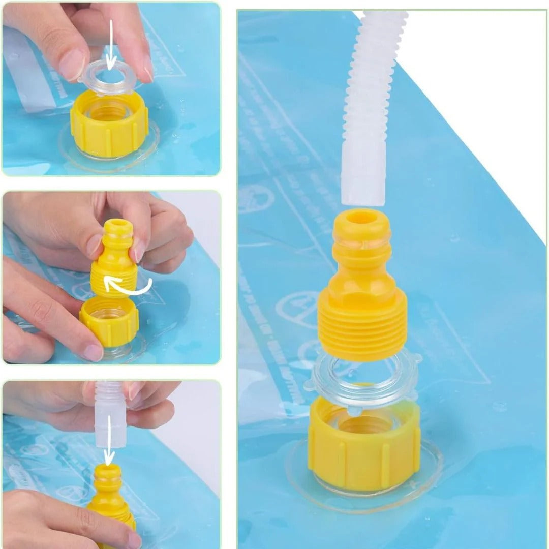Splashing water mat for summer
