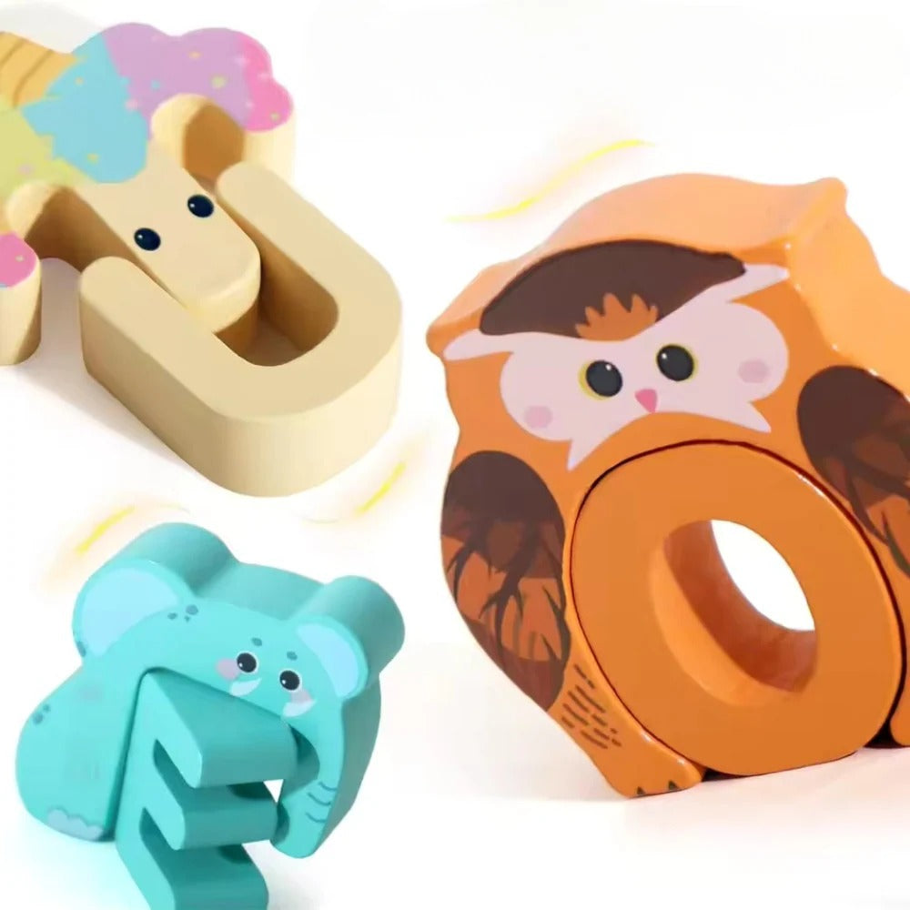 Wooden Animal ABC Learning Toy