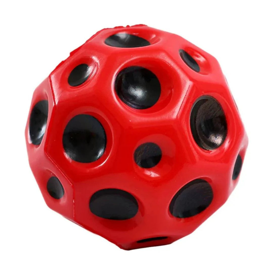 Anti-stress ball for squeezing and bouncing