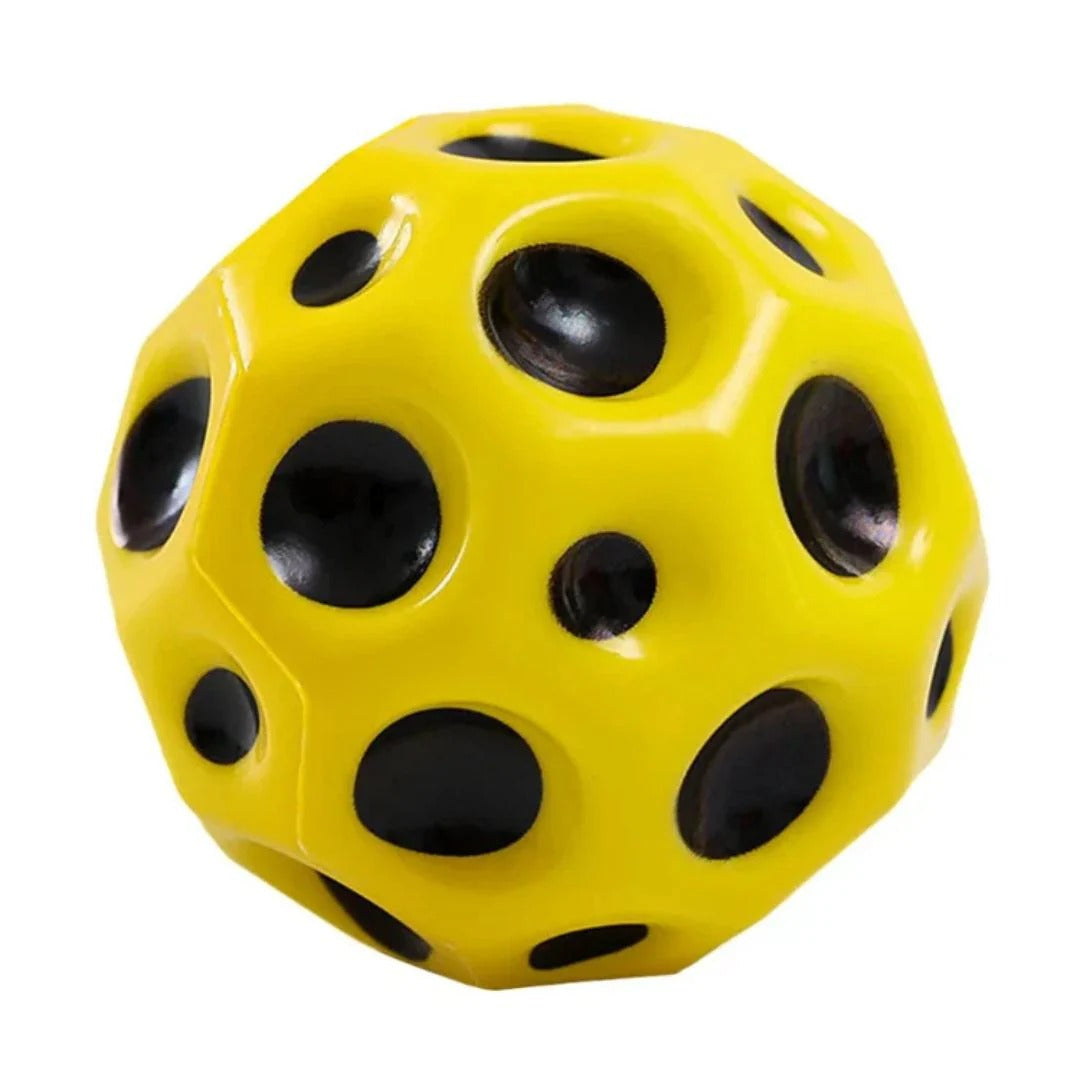 Anti-stress ball for squeezing and bouncing