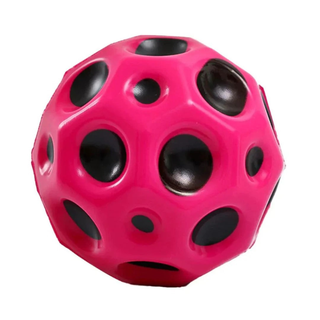 Anti-stress ball for squeezing and bouncing