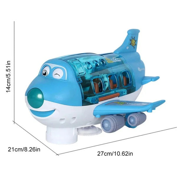 Adventure airplane for little explorers