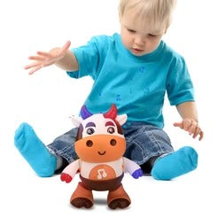 The funny dancing cow with music and moves