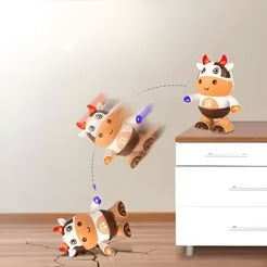 The funny dancing cow with music and moves