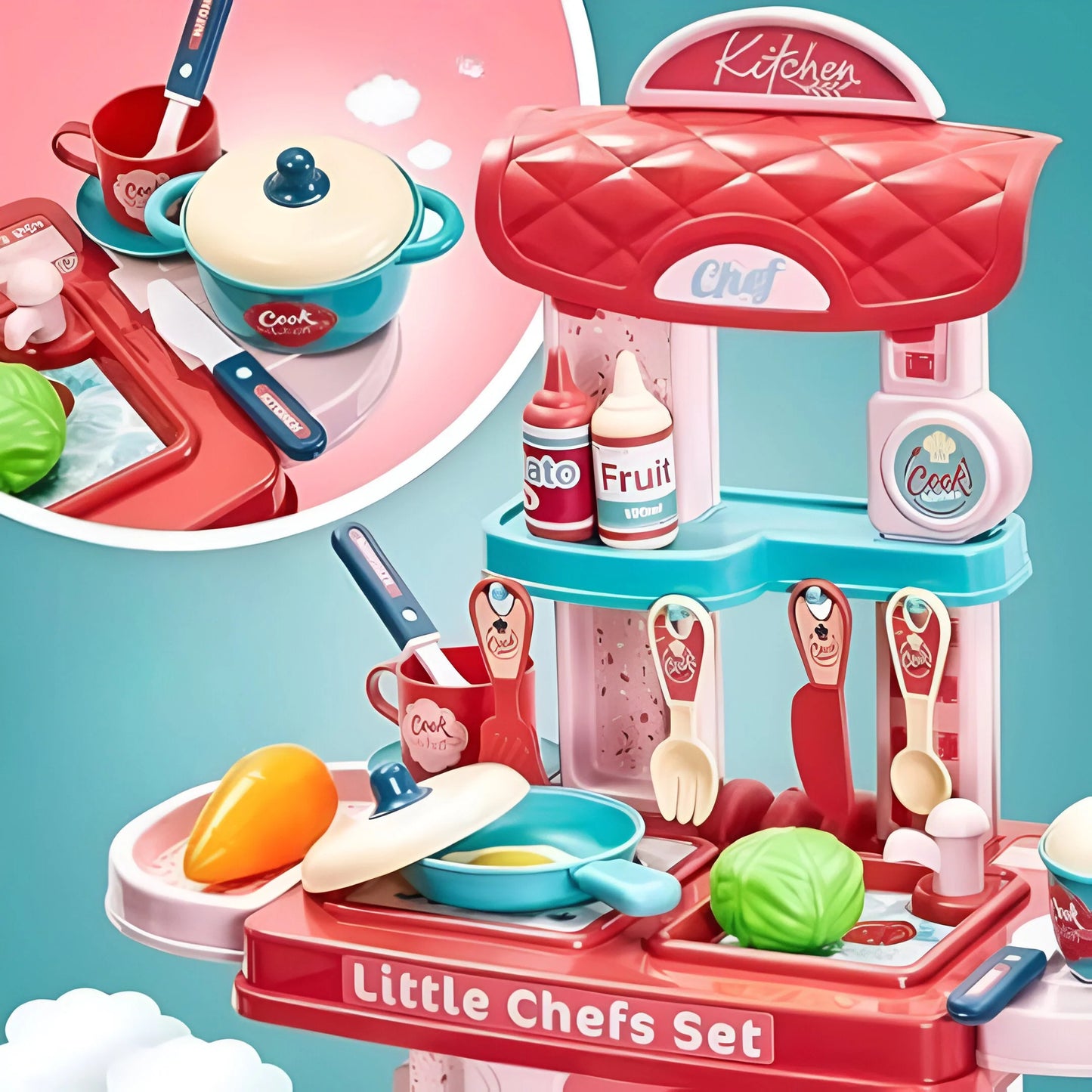 CookingCase – Play kitchen in a practical carrying case