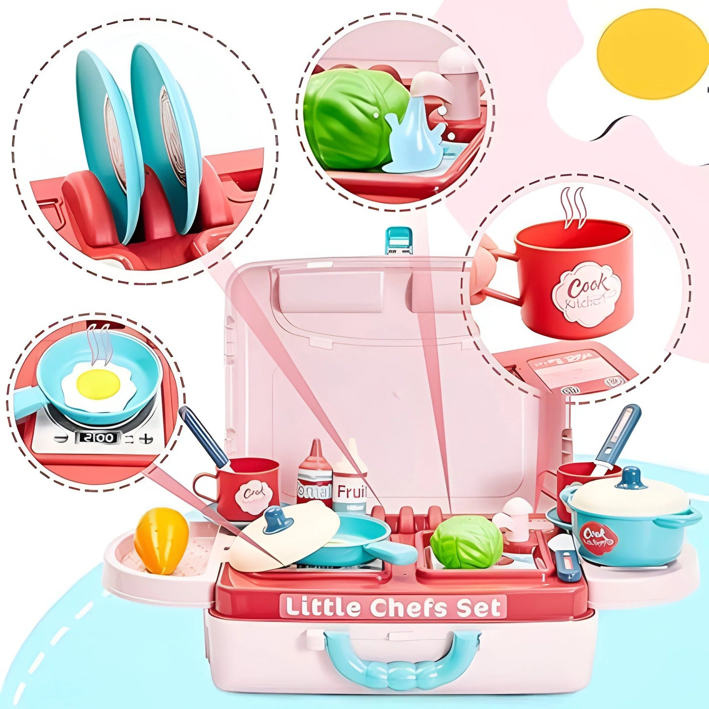CookingCase – Play kitchen in a practical carrying case