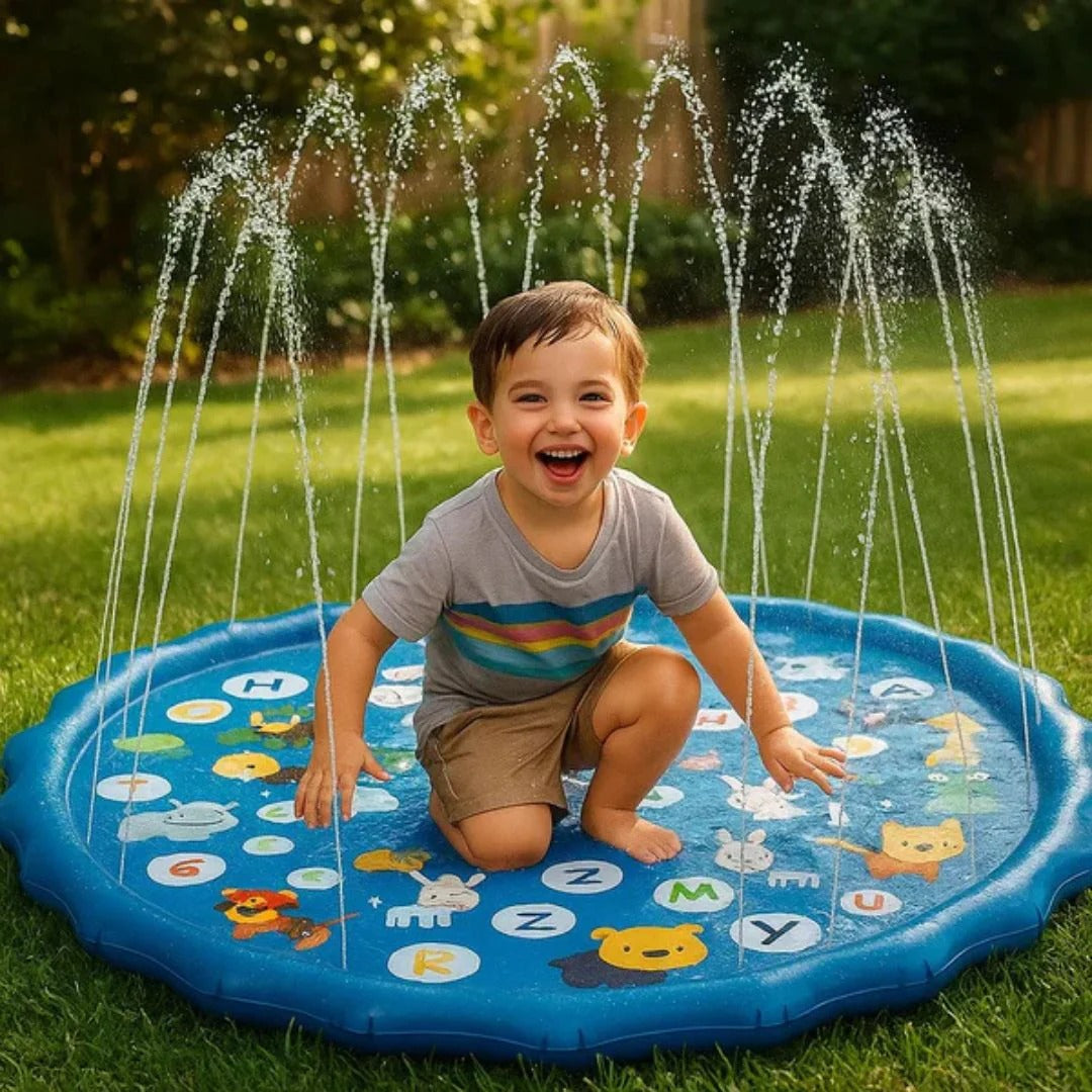 Splashing water mat for summer