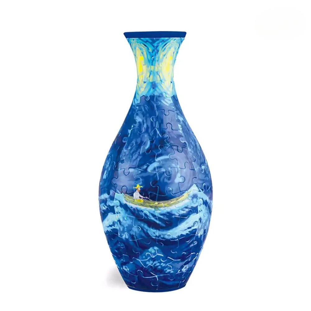 3D Puzzle Vase For Real Flowers