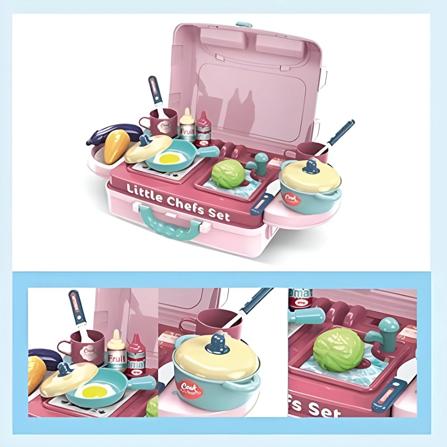 CookingCase – Play kitchen in a practical carrying case