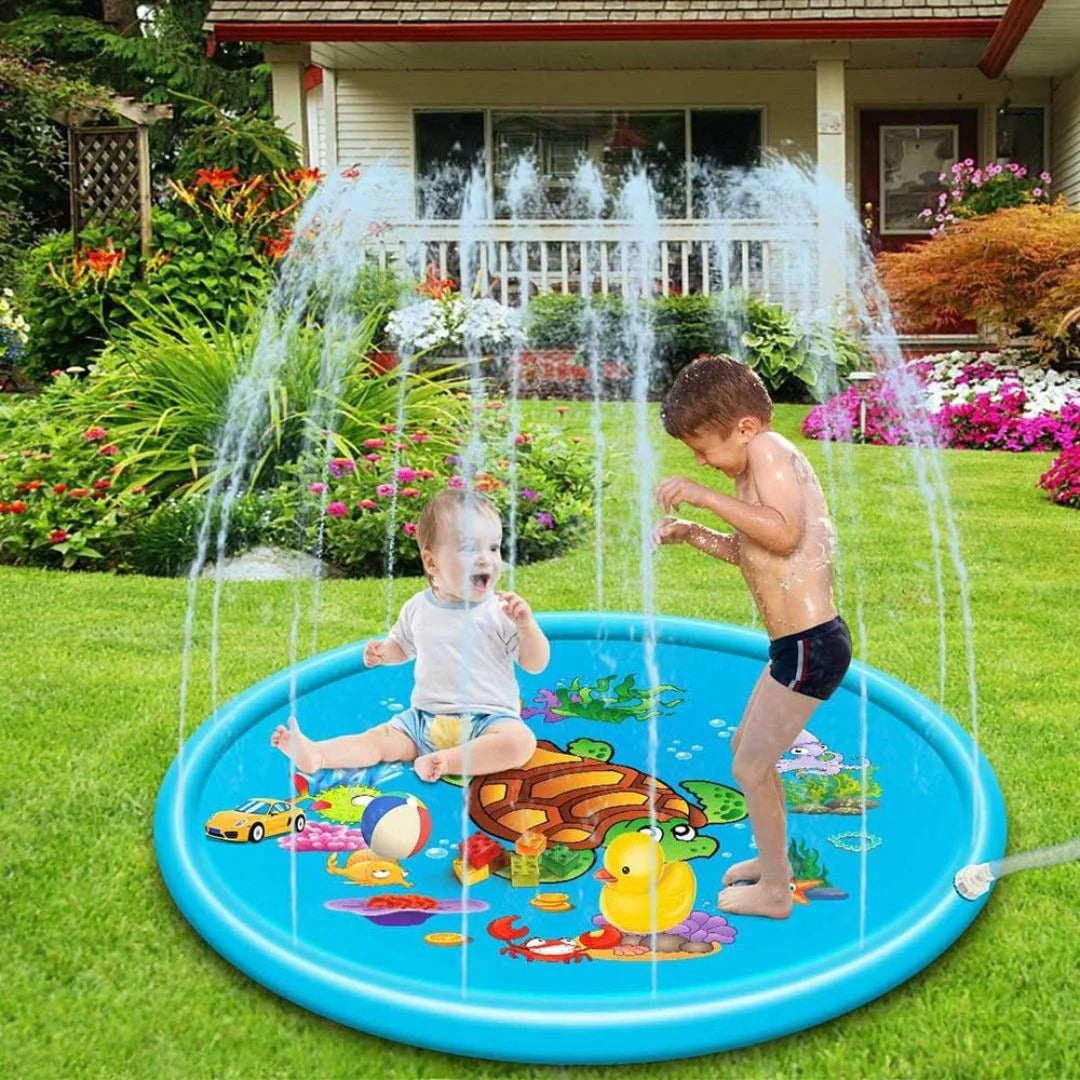 Splashing water mat for summer