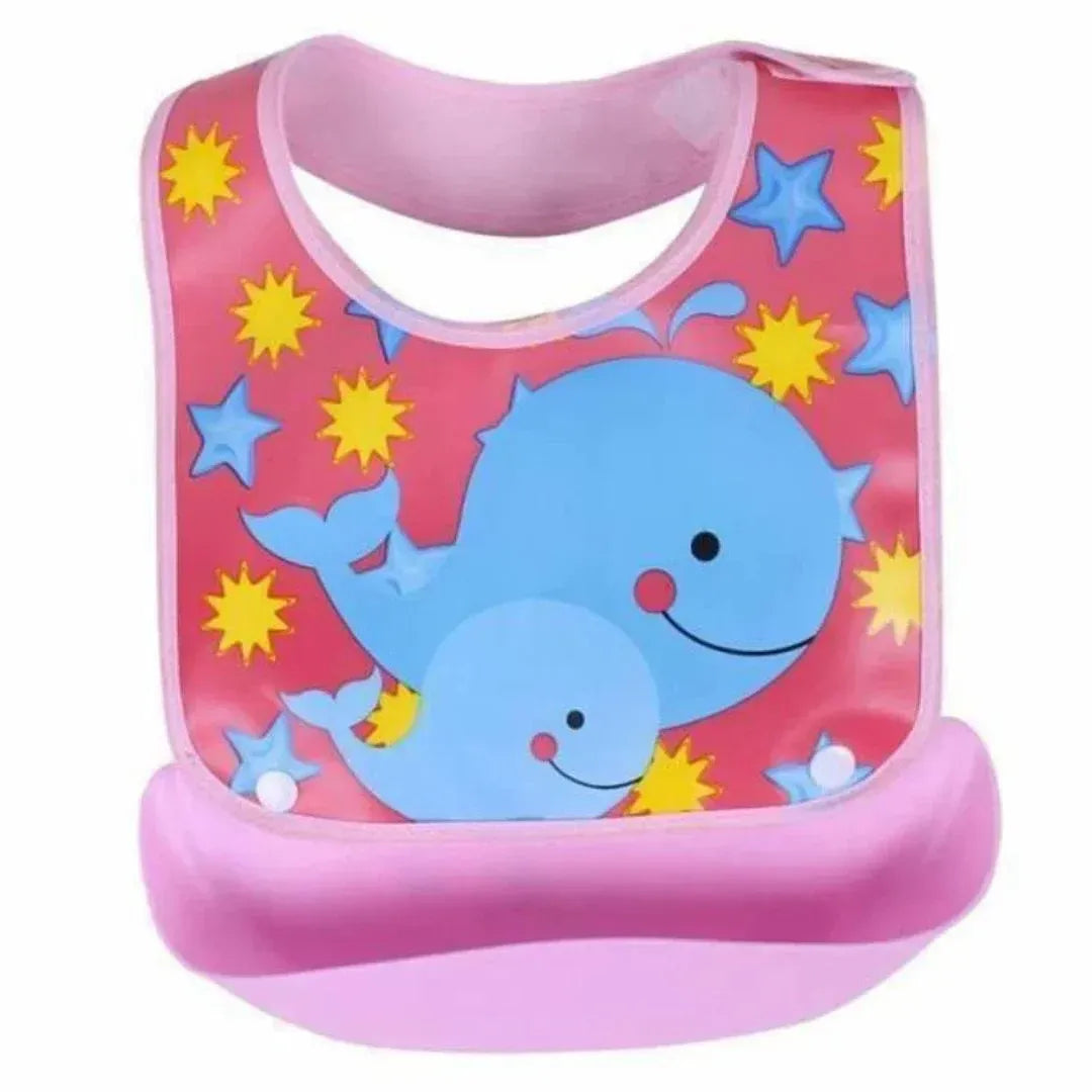 Baby Bib With Catch Tray
