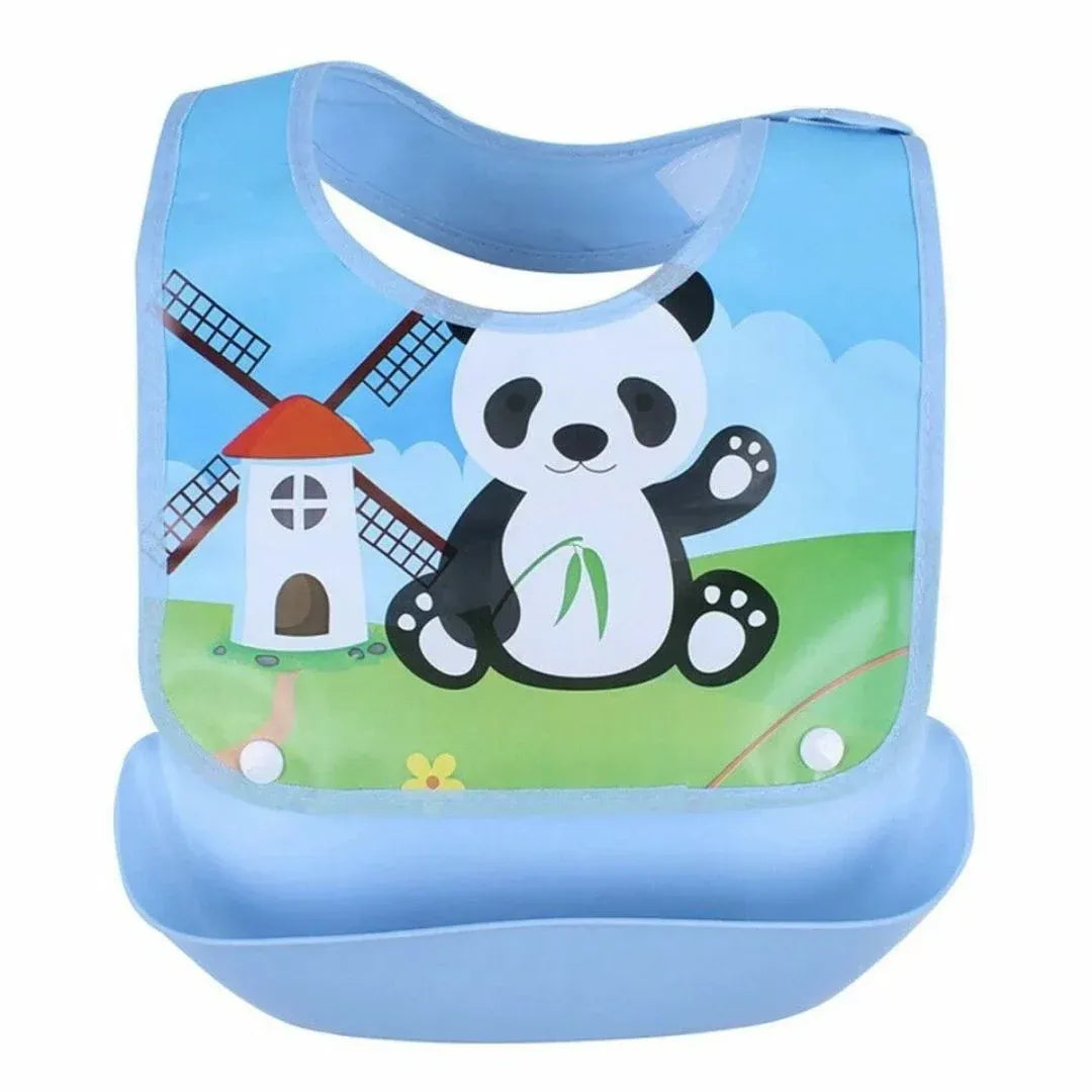 Baby Bib With Catch Tray