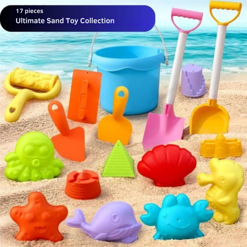 SandFun Deluxe - Sand Play Set for Little Builders