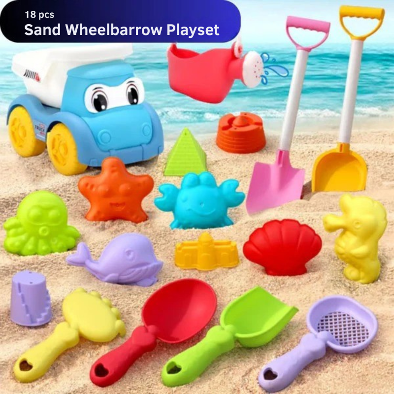 SandFun Deluxe - Sand Play Set for Little Builders