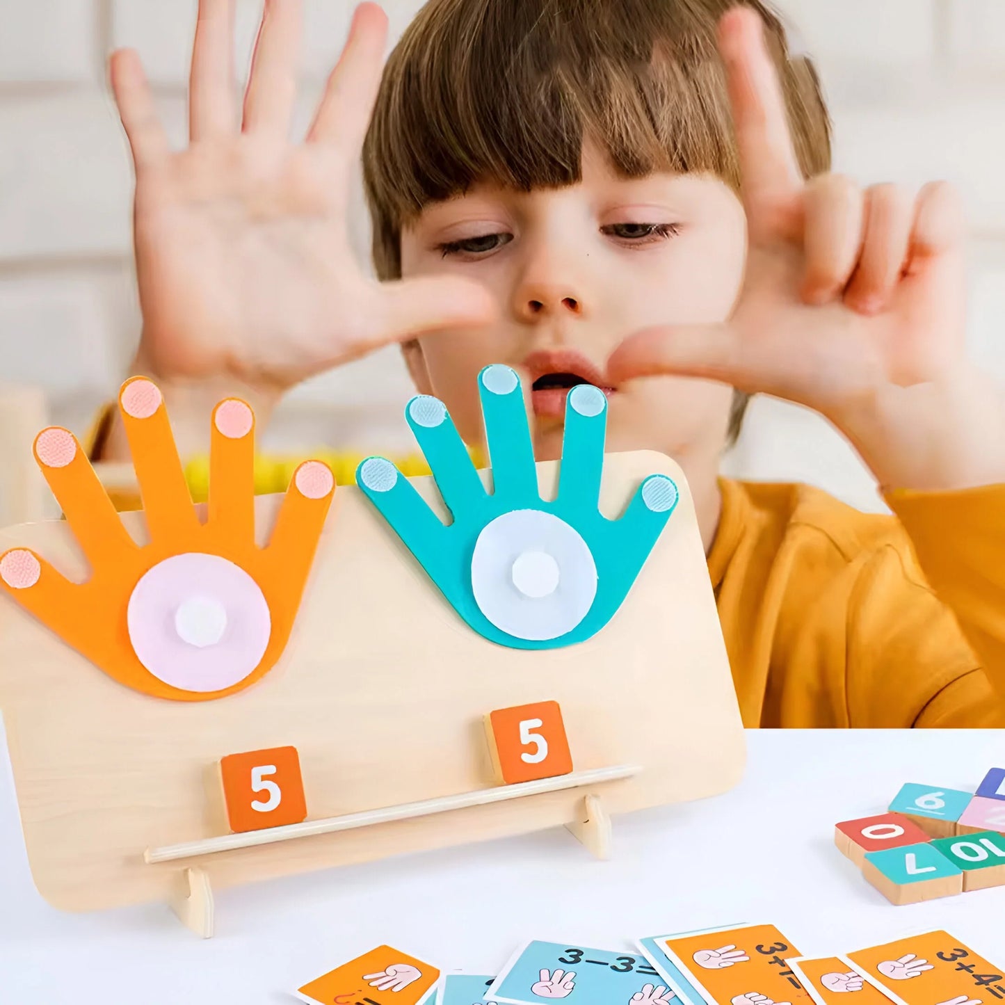 Montessori Finger Math Learning Game