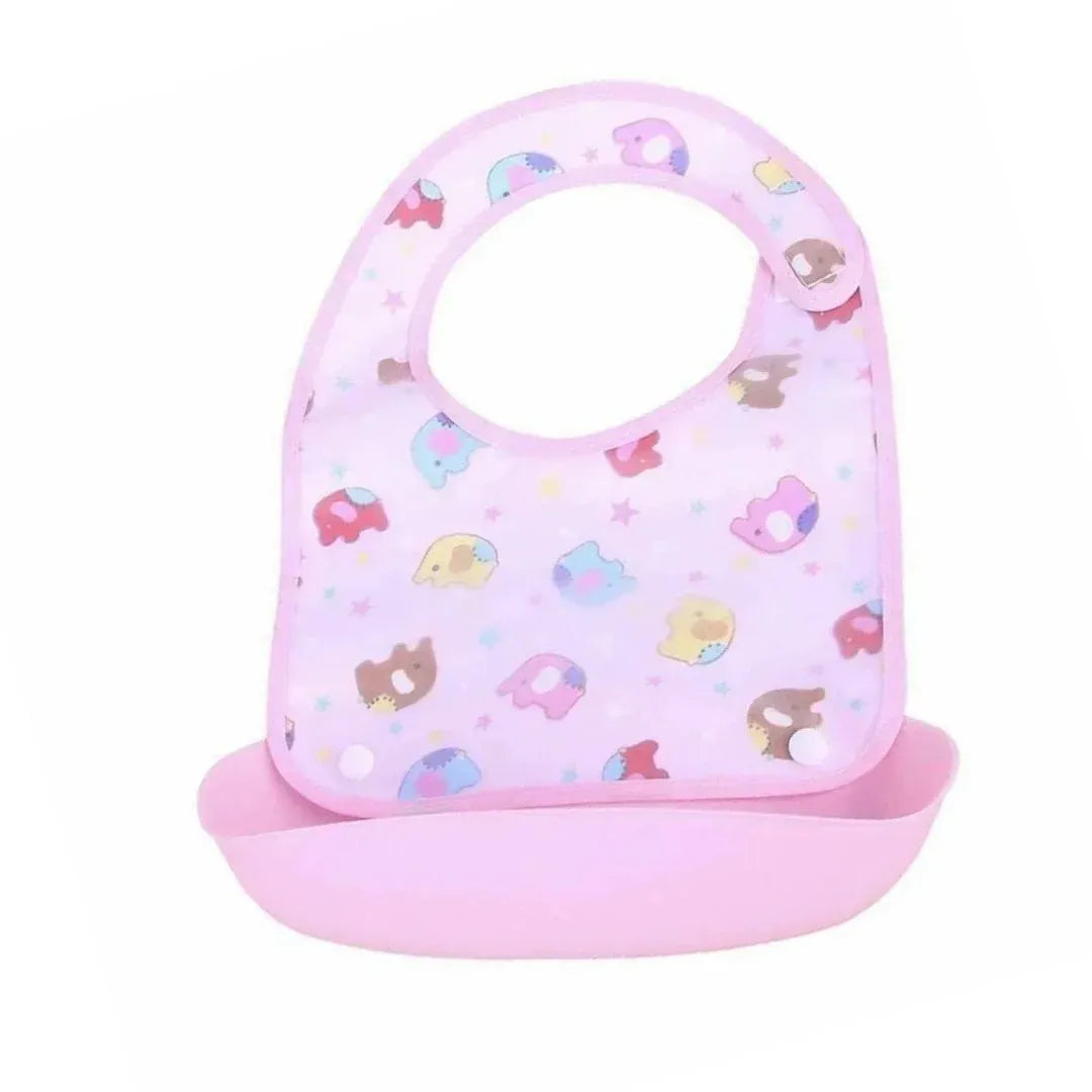 Baby Bib With Catch Tray