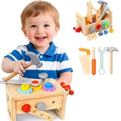 Carpenter's tool set for little builders
