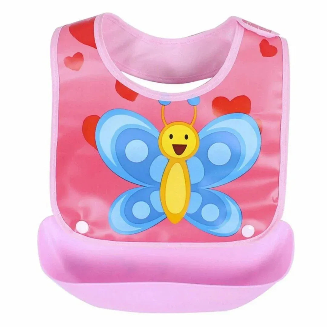 Baby Bib With Catch Tray