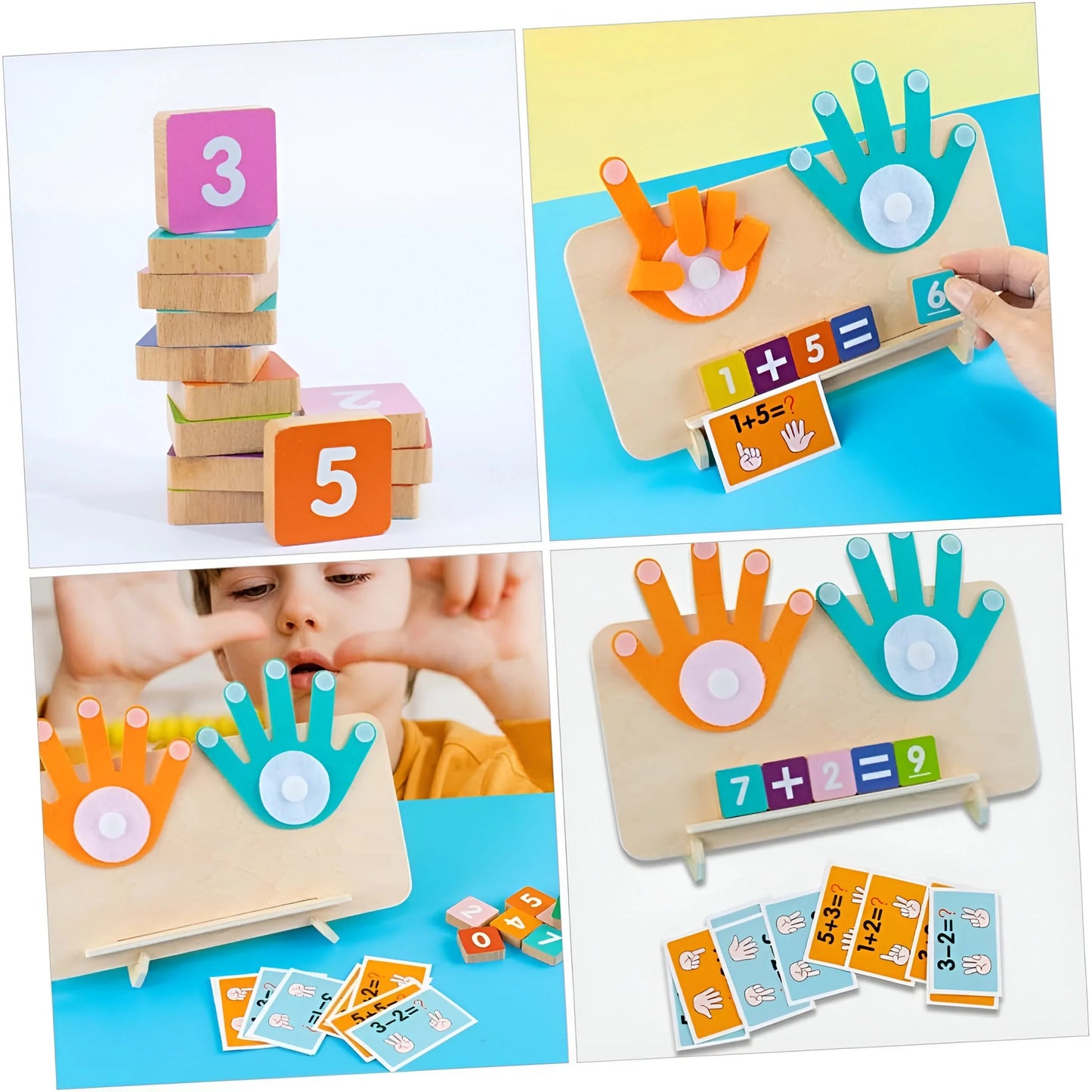 Montessori Finger Math Learning Game