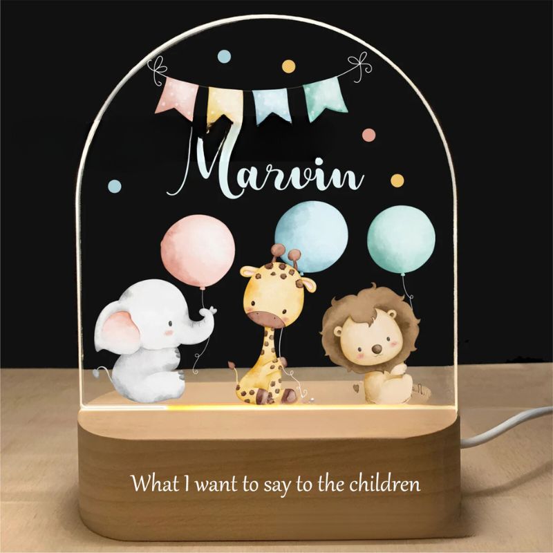 Sweet Dreams Glow - Custom Kids Night Light