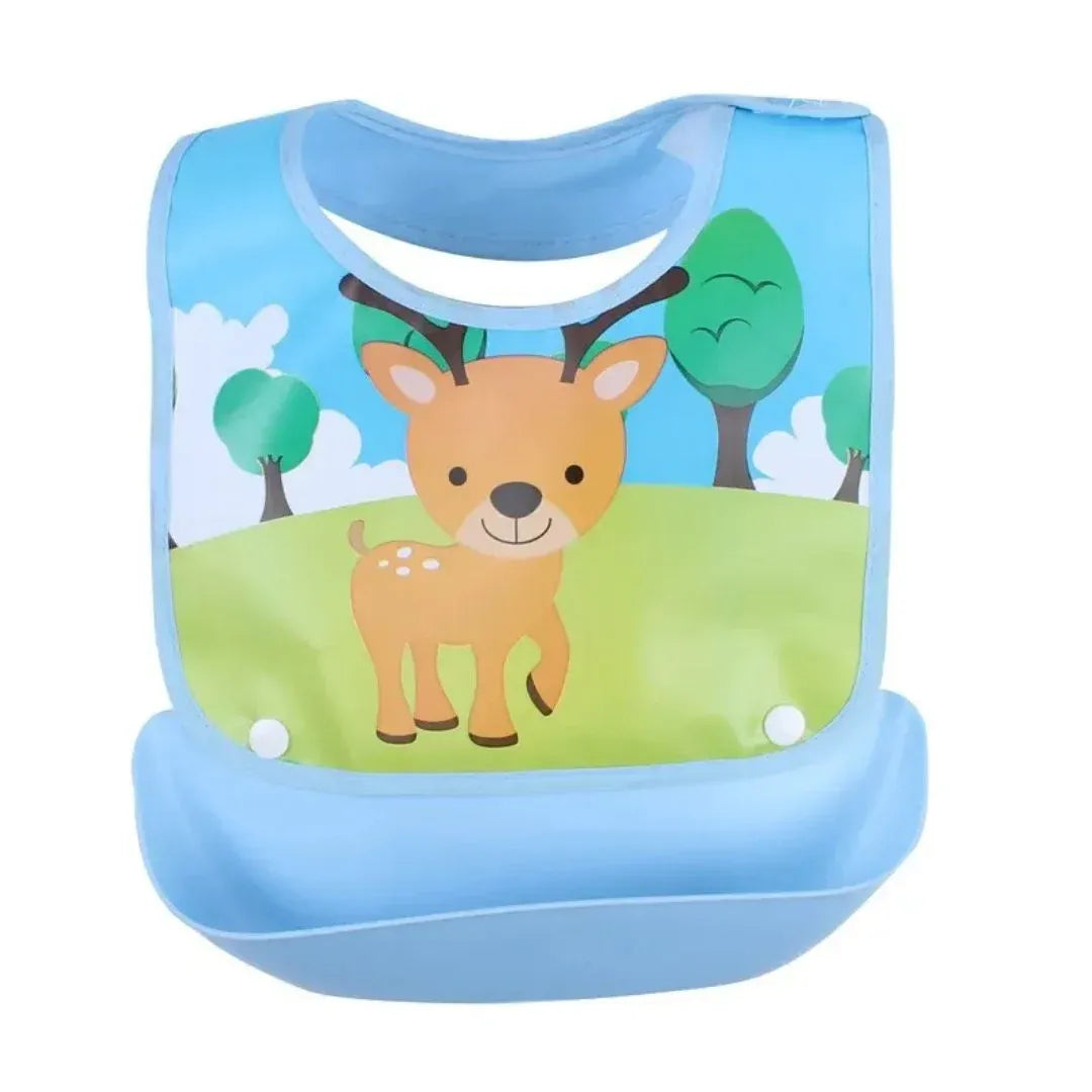 Baby Bib With Catch Tray