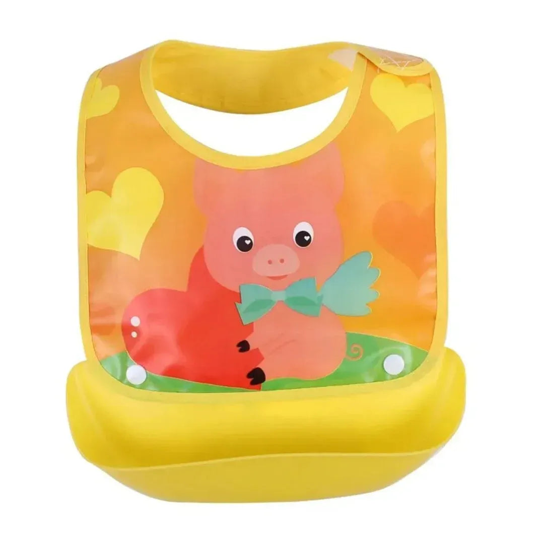 Baby Bib With Catch Tray