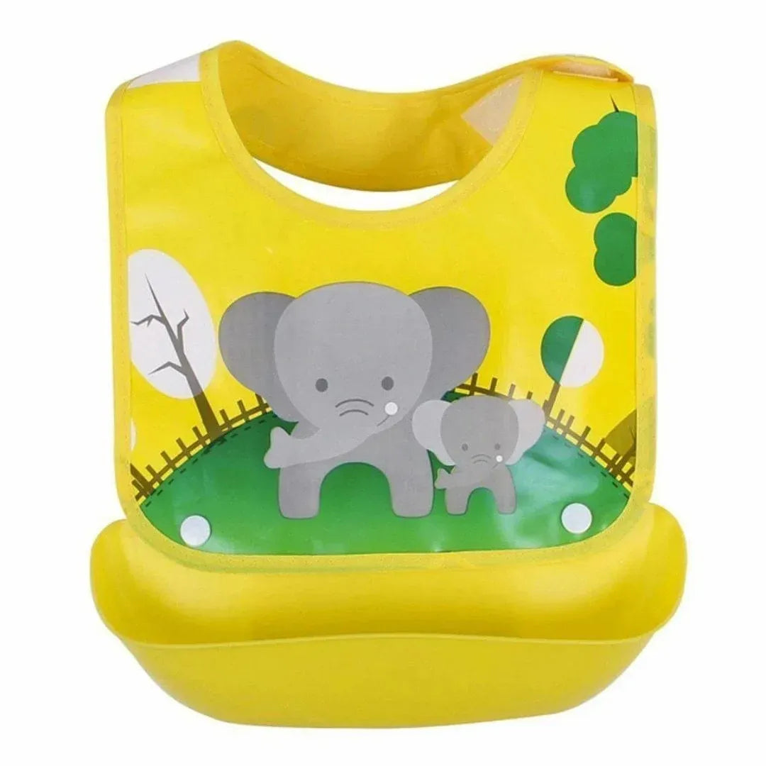 Baby Bib With Catch Tray