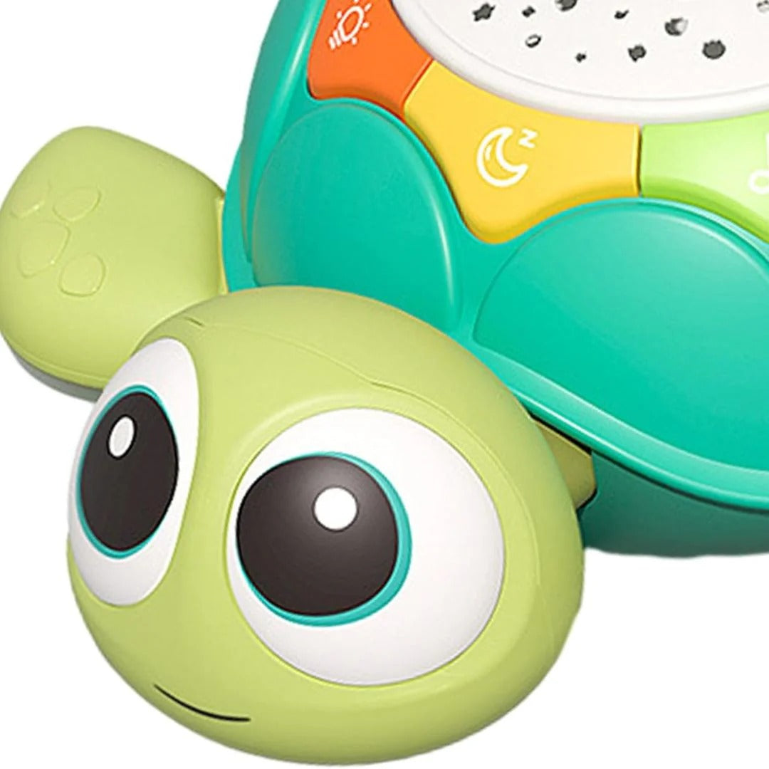 Baby walker turtle with music and projector