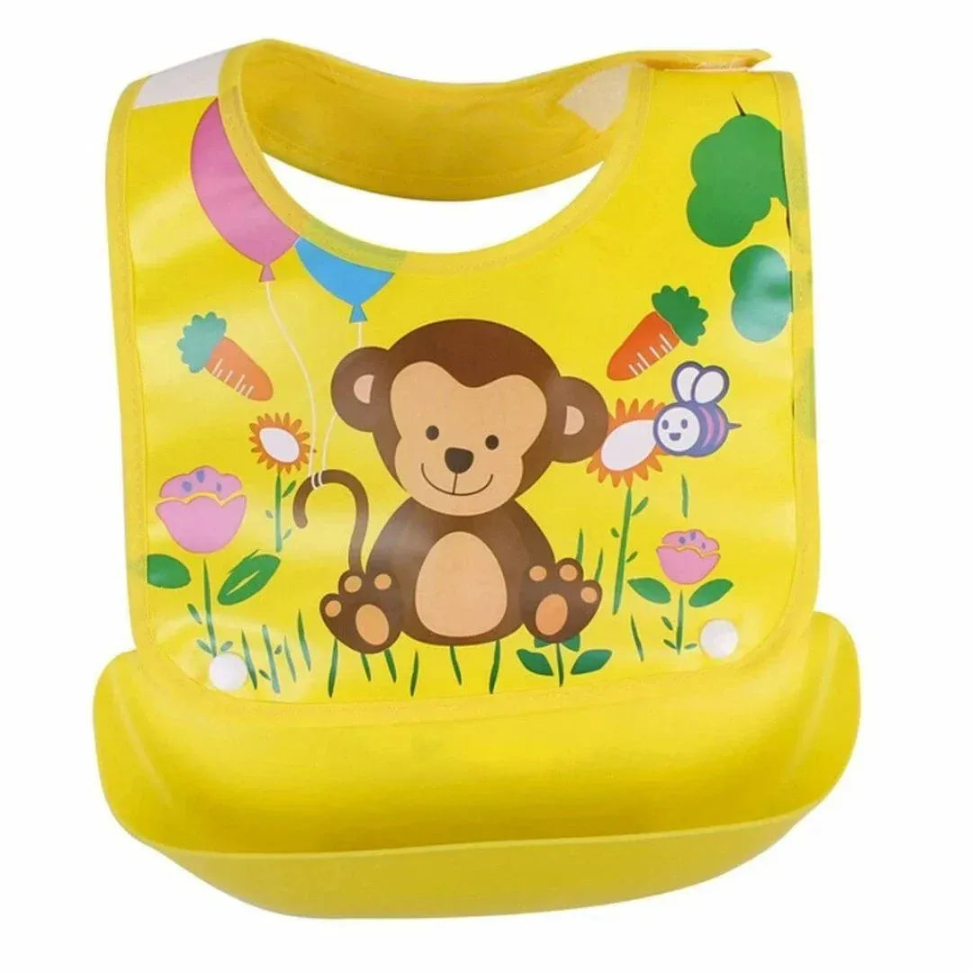 Baby Bib With Catch Tray