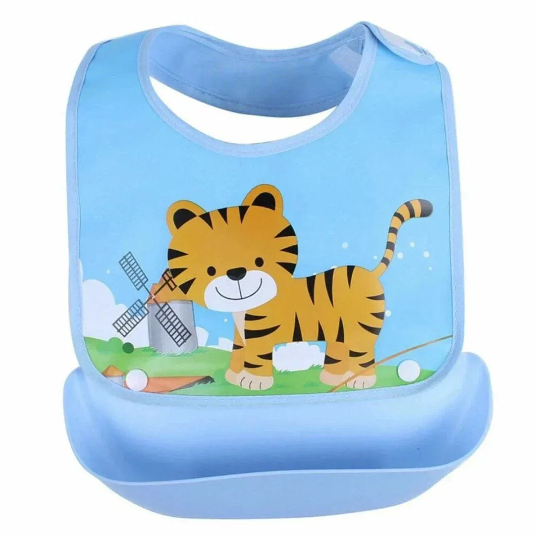 Baby Bib With Catch Tray